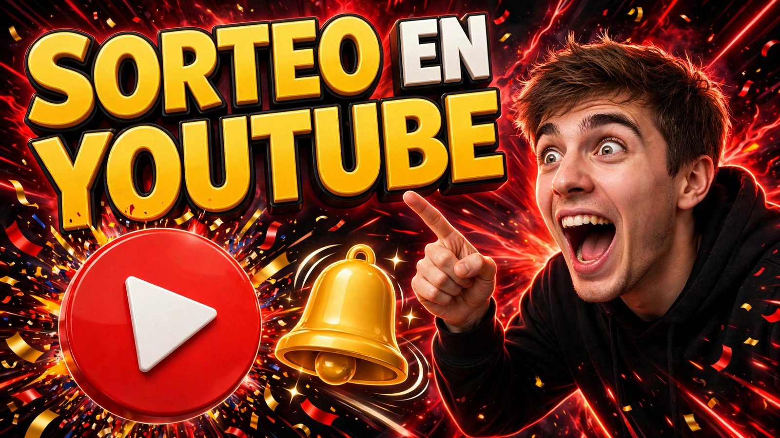 Sorteo en YouTube — elige ganadores