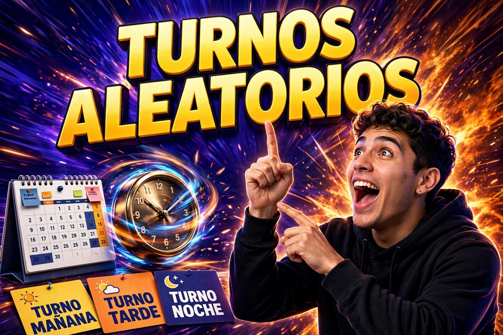Turnos aleatorios — reparte turnos al azar